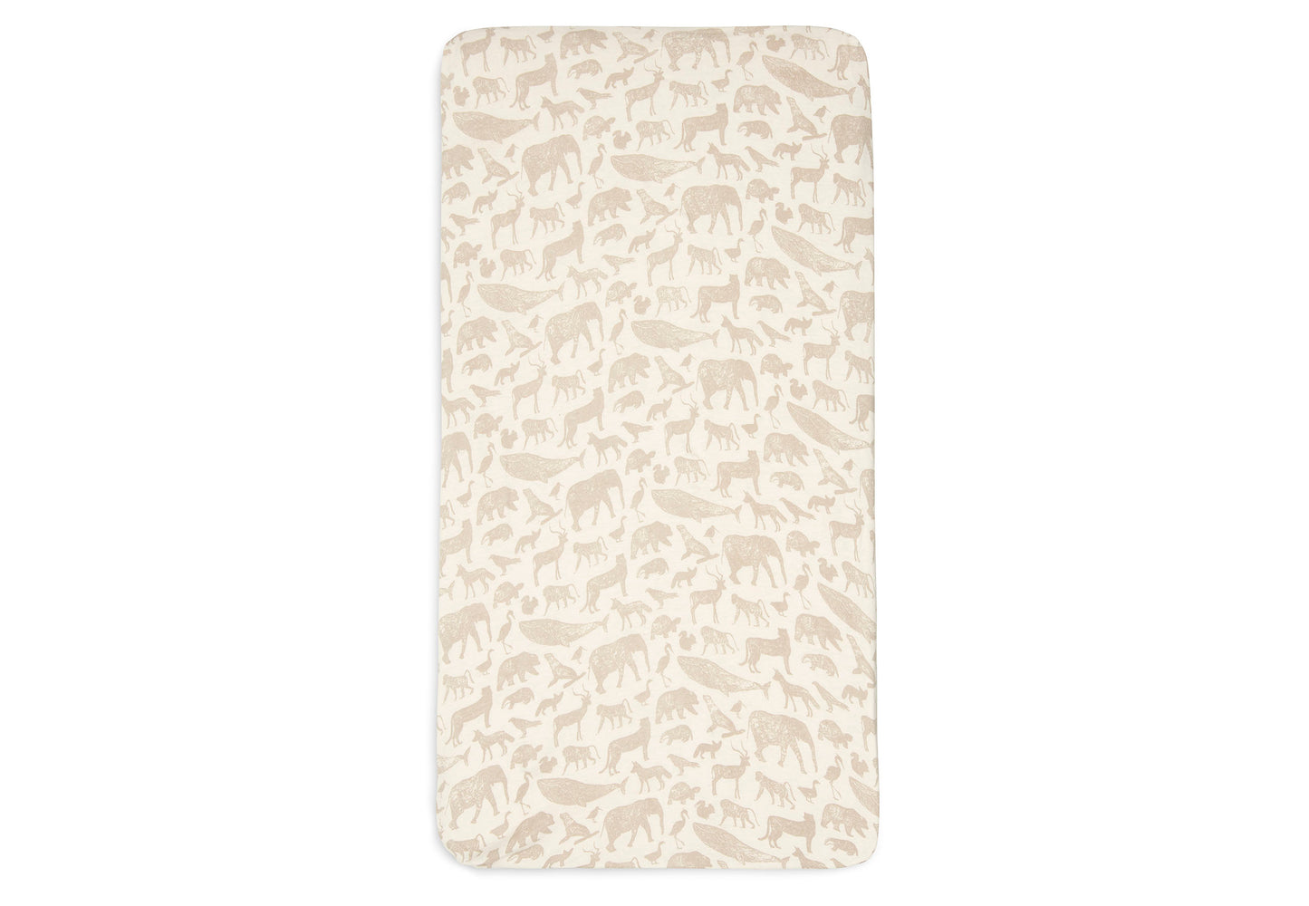 Drap-housse - Animals Nougat - 60x120