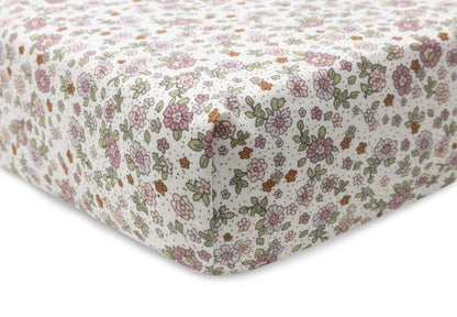 Drap-housse - Retro Flowers - 60x120