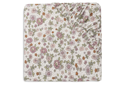 Drap-housse - Retro Flowers - 60x120