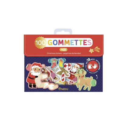 Ma pochette de 100 gommettes - Noël